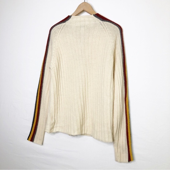 Guess Zipfront, ribbed sweater, striped sweater - Picture 8 of 9